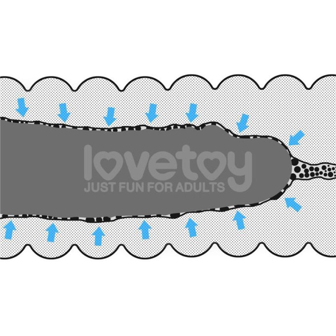 Masturbateur 2 entrées vagin-anus Virgin-skin blowout Bleu