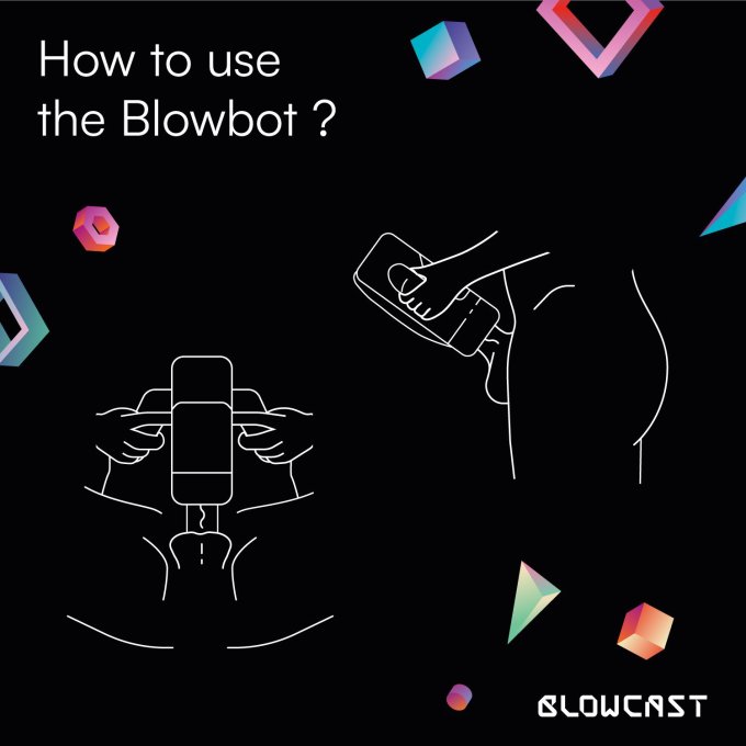 Masturbateur automatique Blowbot 10 Va-et-vient et Vibrations