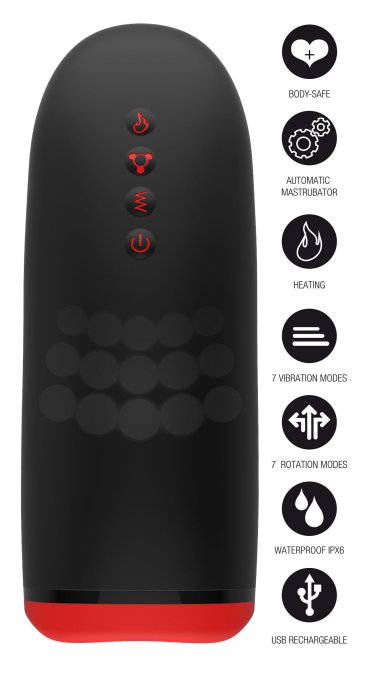 Masturbateur Beaded Tongue 7 Modes