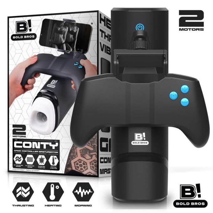 Masturbateur Conty Va-et-Vient et Vibrations
