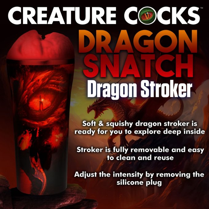 Masturbateur Creature Dragon Rouge