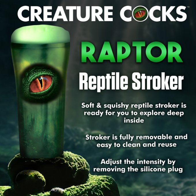 Masturbateur Creature Raptor Vert