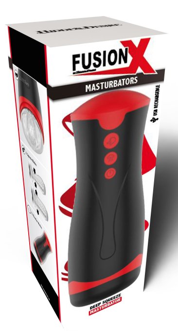 Masturbateur Deep Squeeze Vibrations et Succion