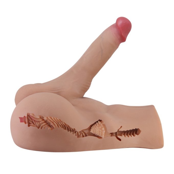 Masturbateur et Pénis Articulé Crazy Bull Rhyne 17.3 x 4.4cm