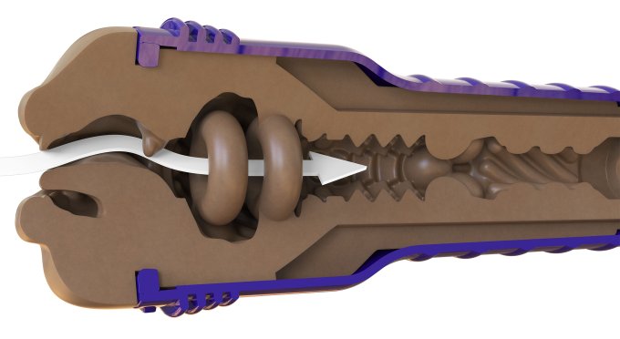 Masturbateur Fleshlight Boost Blow Bouche Dark