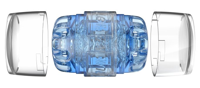 Masturbateur Fleshlight Quickshot Turbo Bleu