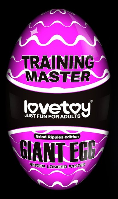 Masturbateur GIANT EGG Ripples