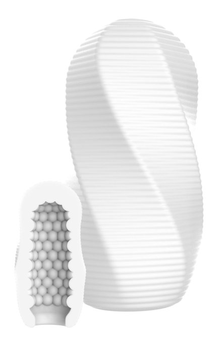 Masturbateur Hero Swirl Blanc