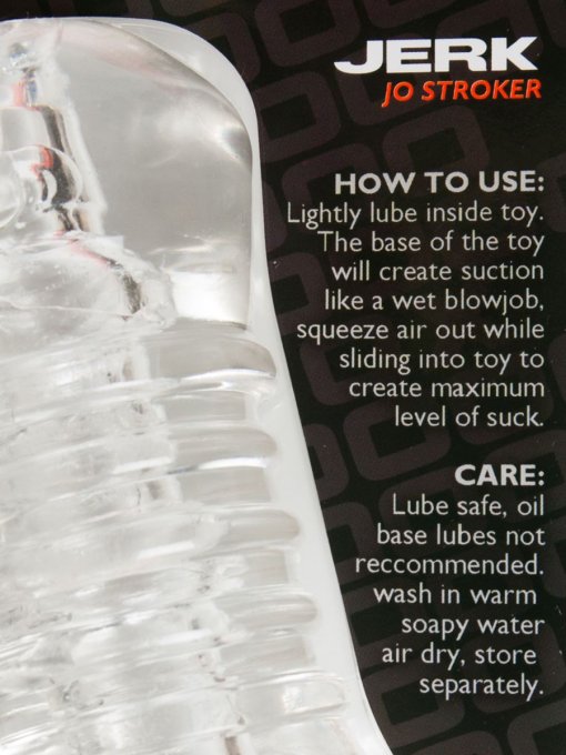 Masturbateur Jerk Oxballs transparent