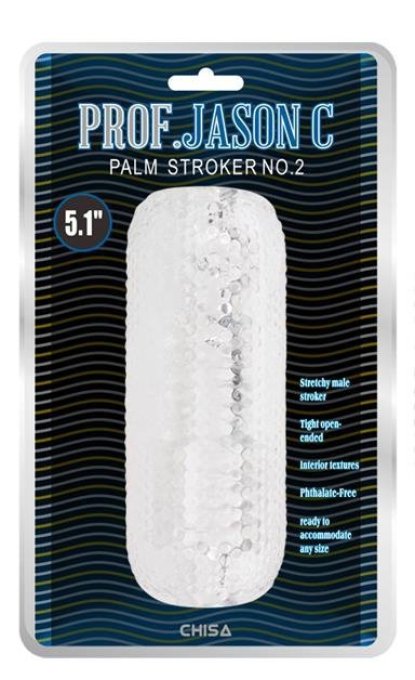 Masturbateur Palm Stroker N°2 - 13cm Transparent