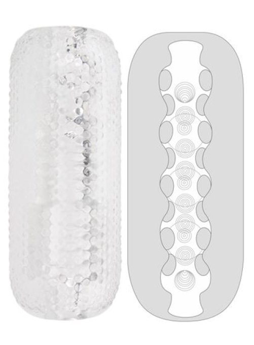 Masturbateur Palm Stroker N°2 - 13cm Transparent