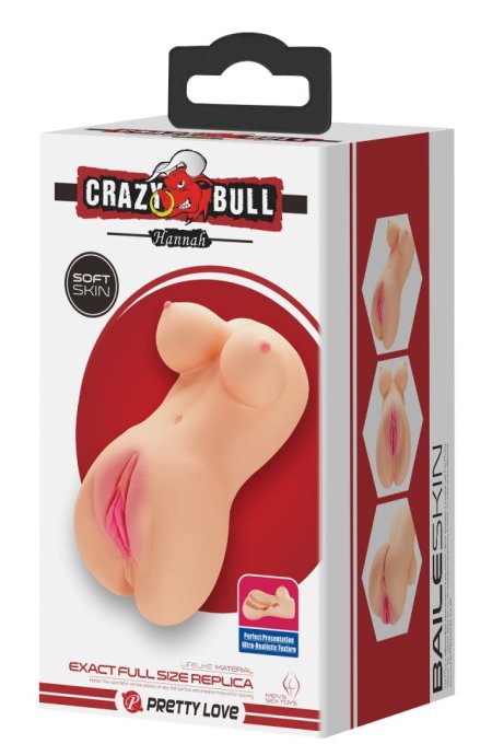 Masturbateur Pussy Crazy Bull Hannah 2 Entrées