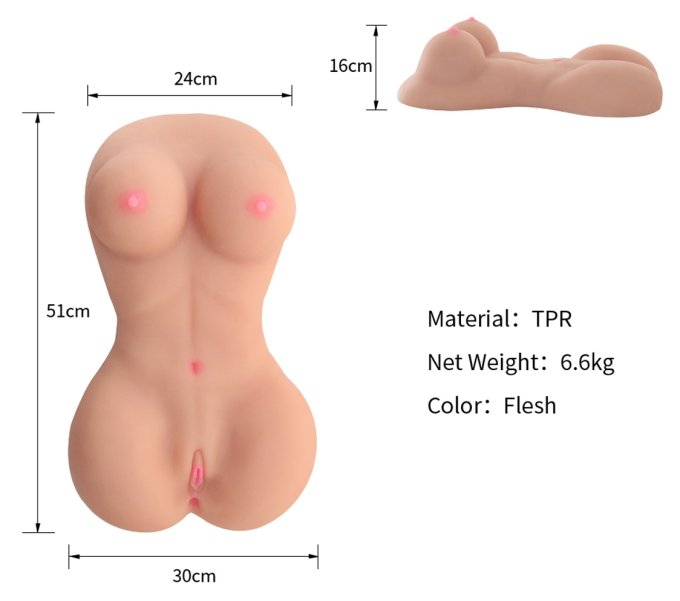 Masturbateur réaliste Buste Sexy Lady