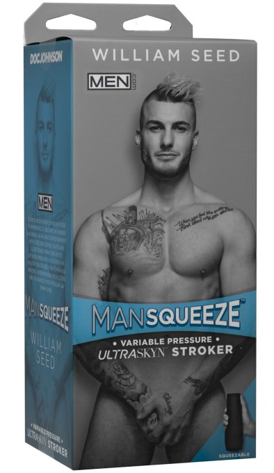 Masturbateur réaliste Man Squeeze William Seed