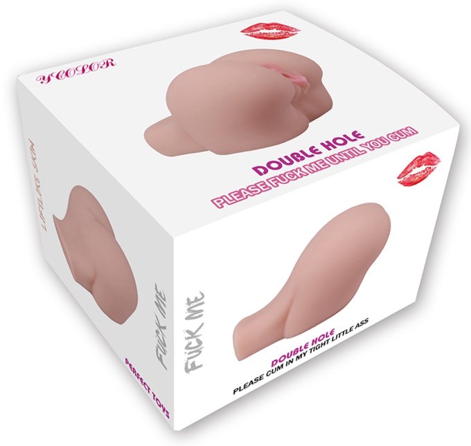 Masturbateur réaliste Mini Holes Duo Vulve-Anus