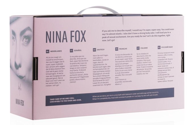 Masturbateur Réaliste Nina Fox 2 Entrées