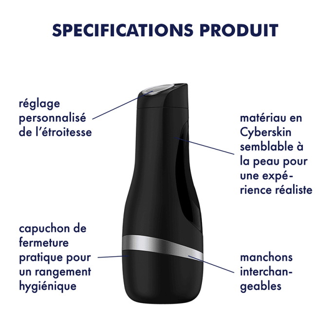 Masturbateur Satisfyer Men Classic Silver