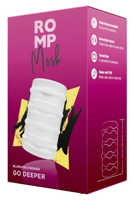Masturbateur Souple Mosh 6.4cm Transparent