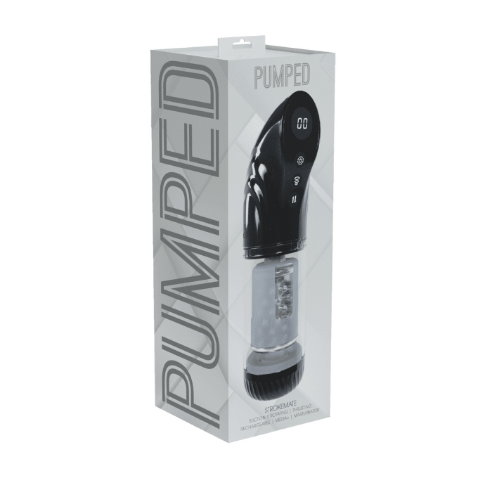 Masturbateur Strokemate Rotation et Va-et-vient Noir