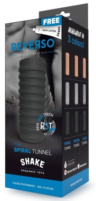 Masturbateur The Spiral Tunnel Shake Reverso Noir