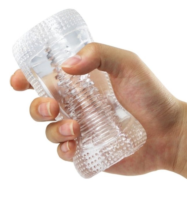 Masturbateur Transparent Cleardual 12cm