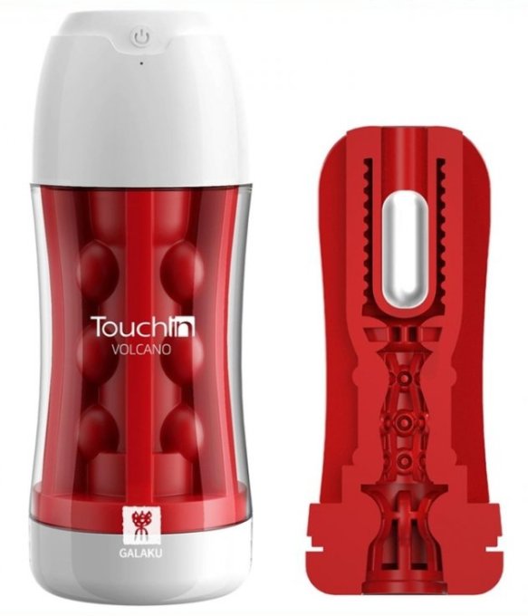 Masturbateur vibrant Touch In Galaku Rouge