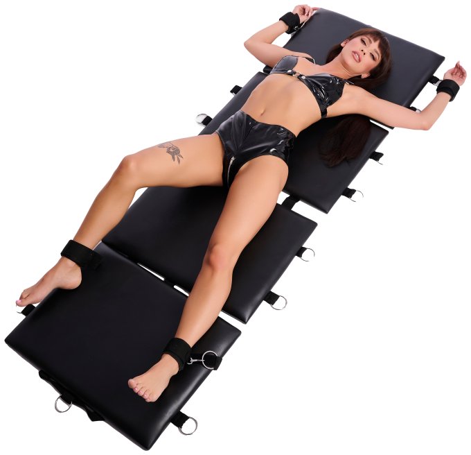 Matelas transportable BDSM 4 Volets + 12 Accessoires