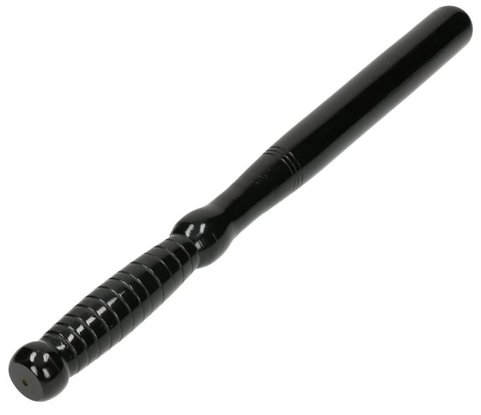 Matraque de Police Woodie 40 x 3cm Noir