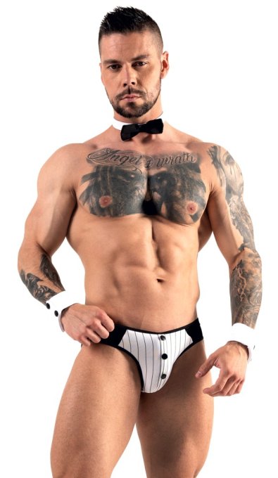 Ensemble Jock NESTOR SEXY Blanc