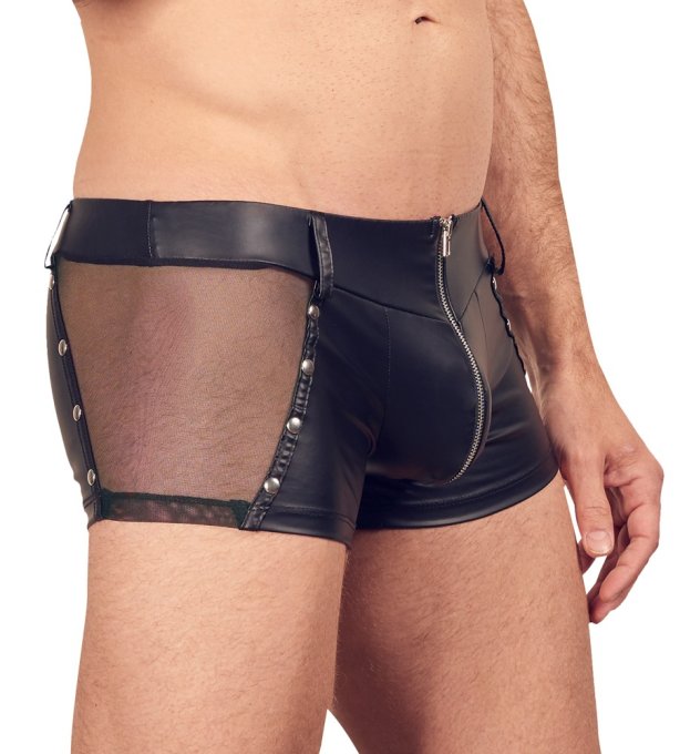 Boxer NAXIS Imitation Cuir Noir