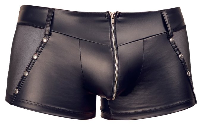 Boxer NAXIS Imitation Cuir Noir