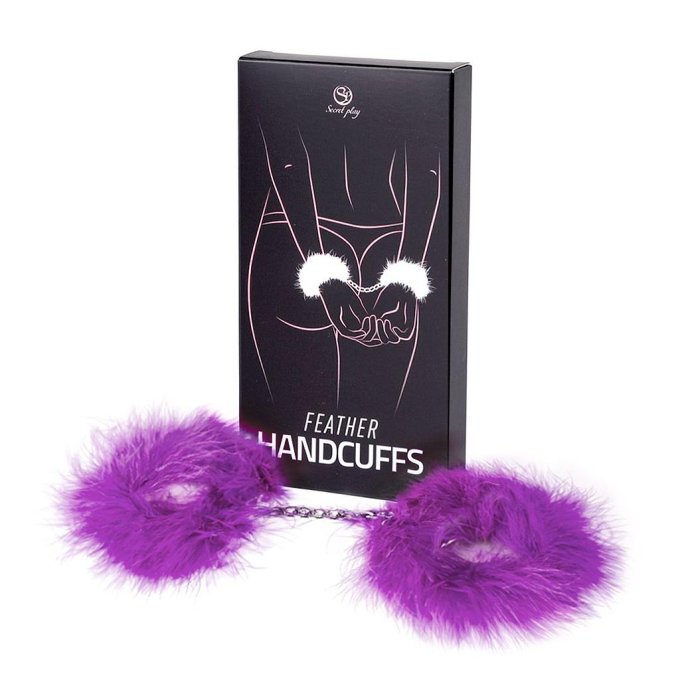 Menottes Boa Feather Violet
