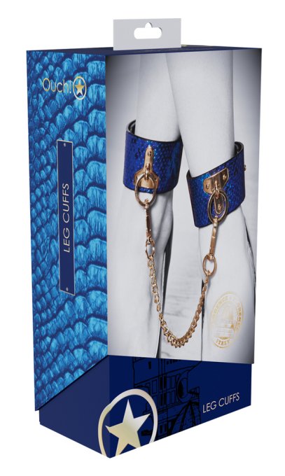 Menottes de Chevilles Florence Bleu