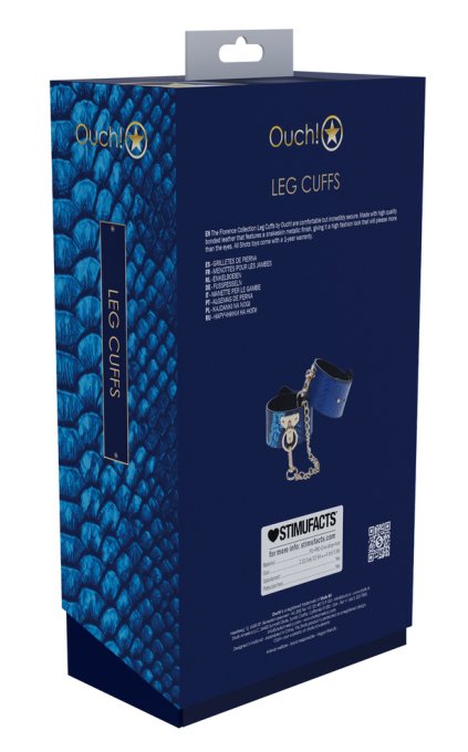 Menottes de Chevilles Florence Bleu