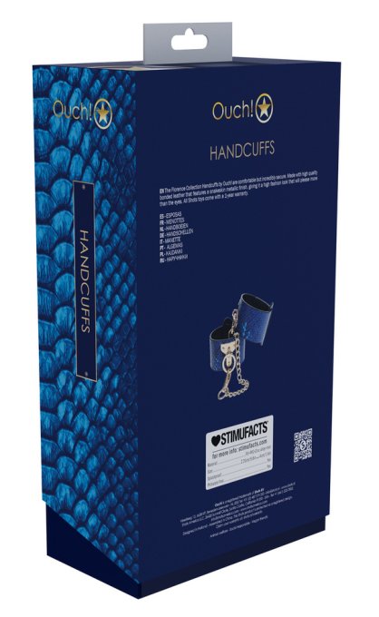 Menottes de Poignets Florence Bleu