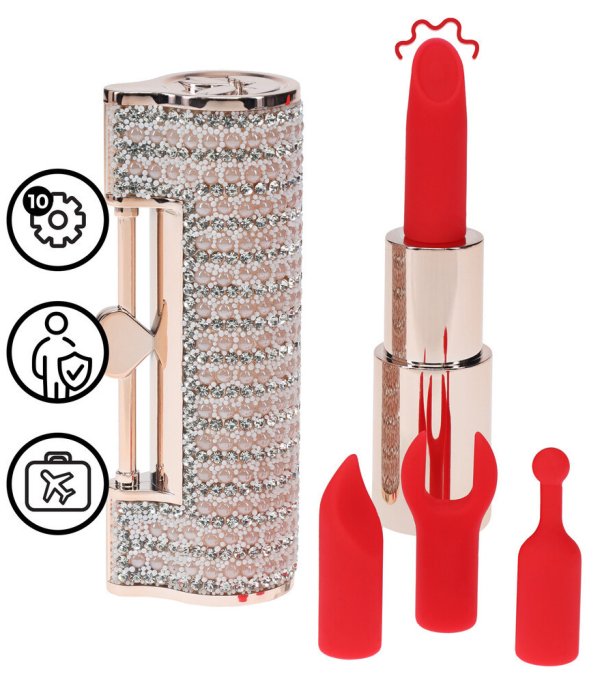 Mini Vibro + 4 embouts Angel Rose