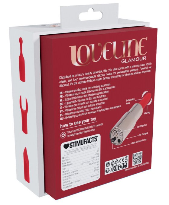 Mini Vibro + 4 embouts Candy Rose