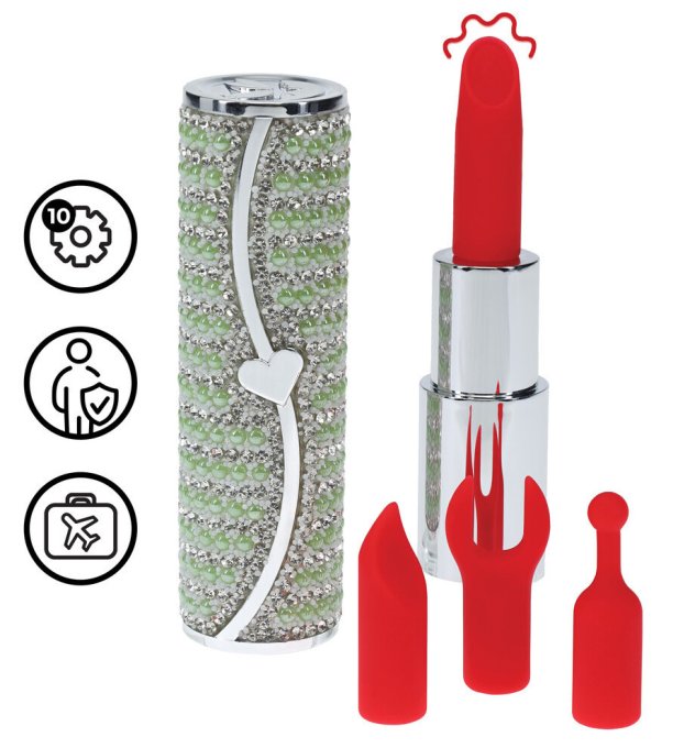 Mini Vibro + 4 embouts Candy Vert