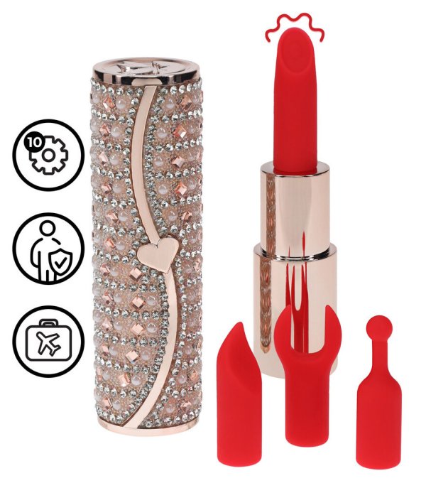 Mini Vibro + 4 embouts Tiffany Rose