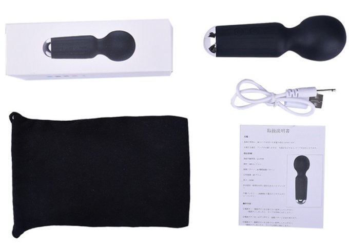 Mini Wand TOUCH 10cm Noir