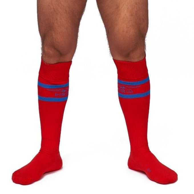 Chaussettes hautes Urban Football Socks Rouge-Bleu