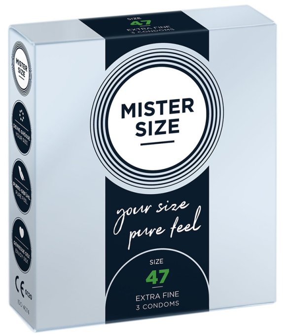 Préservatifs MISTER SIZE 47mm x3