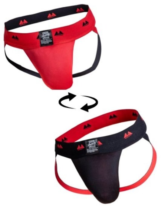 Jockstrap Rev2 Noir Rouge