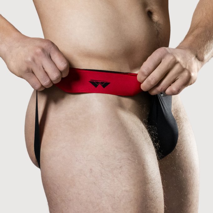 Jockstrap Rev2 Noir Rouge