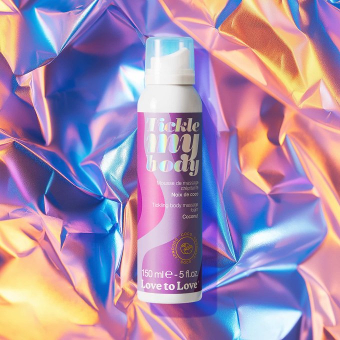 Mousse de massage crépitante Tickel My Body Noix de Coco 150ml