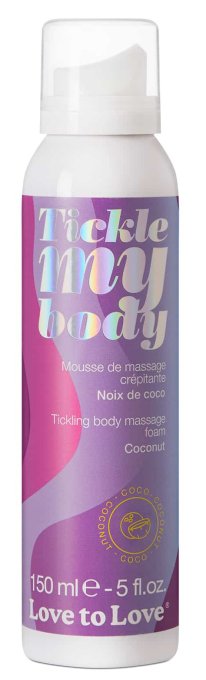 Mousse de massage crépitante Tickel My Body Noix de Coco 150ml