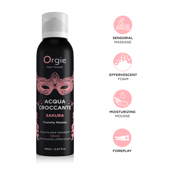 Mousse de massage Sakura Acqua croccante 150ml