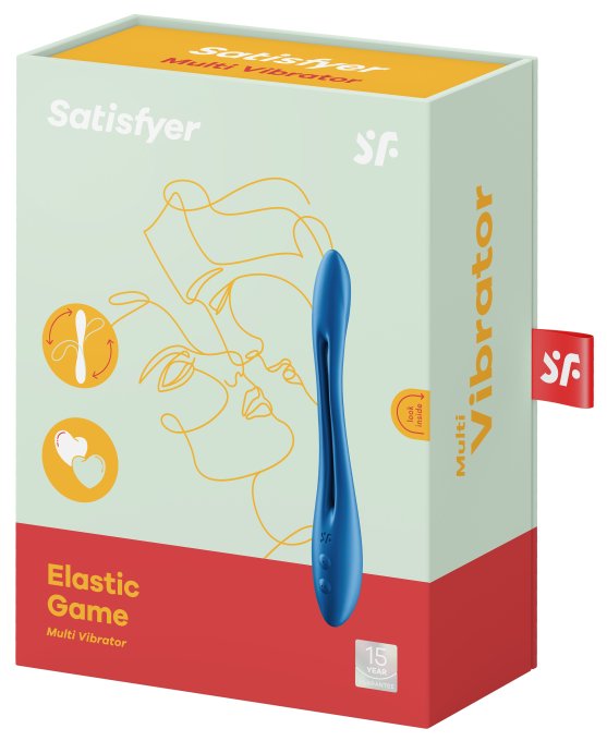 Multi-vibrateur Elastic Game Satisfyer Bleu