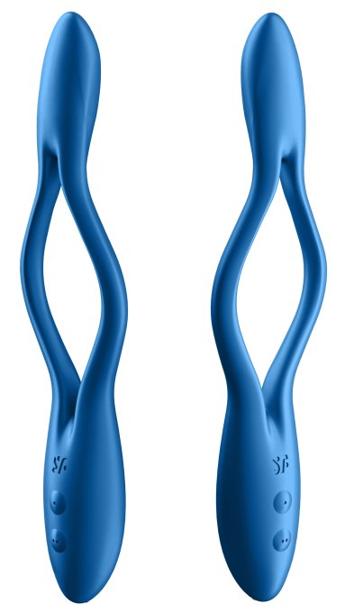 Multi-vibrateur Elastic Game Satisfyer Bleu