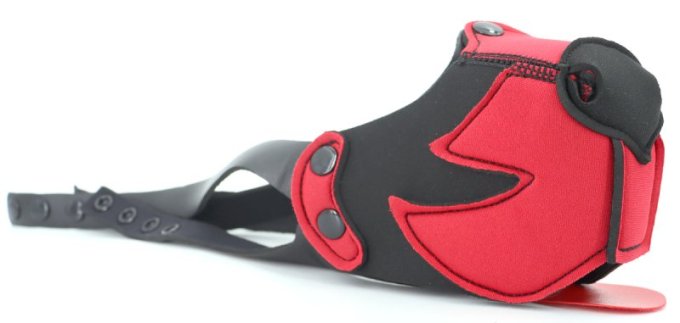 Museau Puppy Muz Noir-Rouge